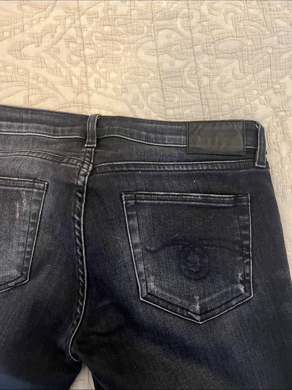 R13 Women's Black Washed Skinny Jeans - Picture 3 of 8